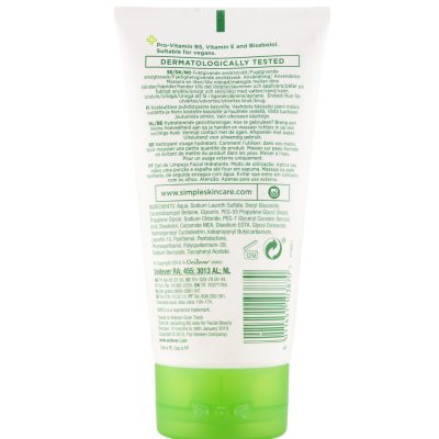 ژل شستشوی صورت سیمپل مدل Moisturizing حجم 150 میلی لیتر