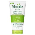 ژل شستشوی صورت سیمپل مدل Moisturizing حجم 150 میلی لیتر