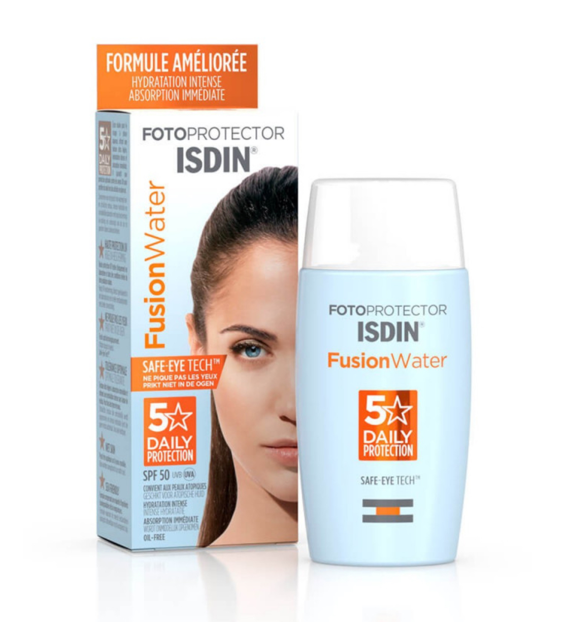 ضد آفتاب فیوژن واتر SPF50 بدون رنگ ایزدین