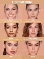 کرم پودر مات شیگلم رنگ Nude - تصویر 5