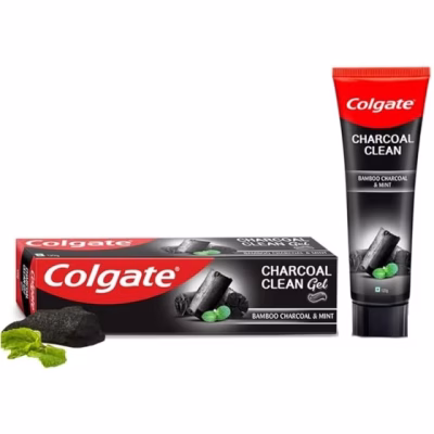 خمیر دندان زغال بامبو و نعنا مدل Charcoal Clean کلگیت