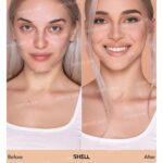 کرم پودر مات شیگلم رنگ SHELL - تصویر 2