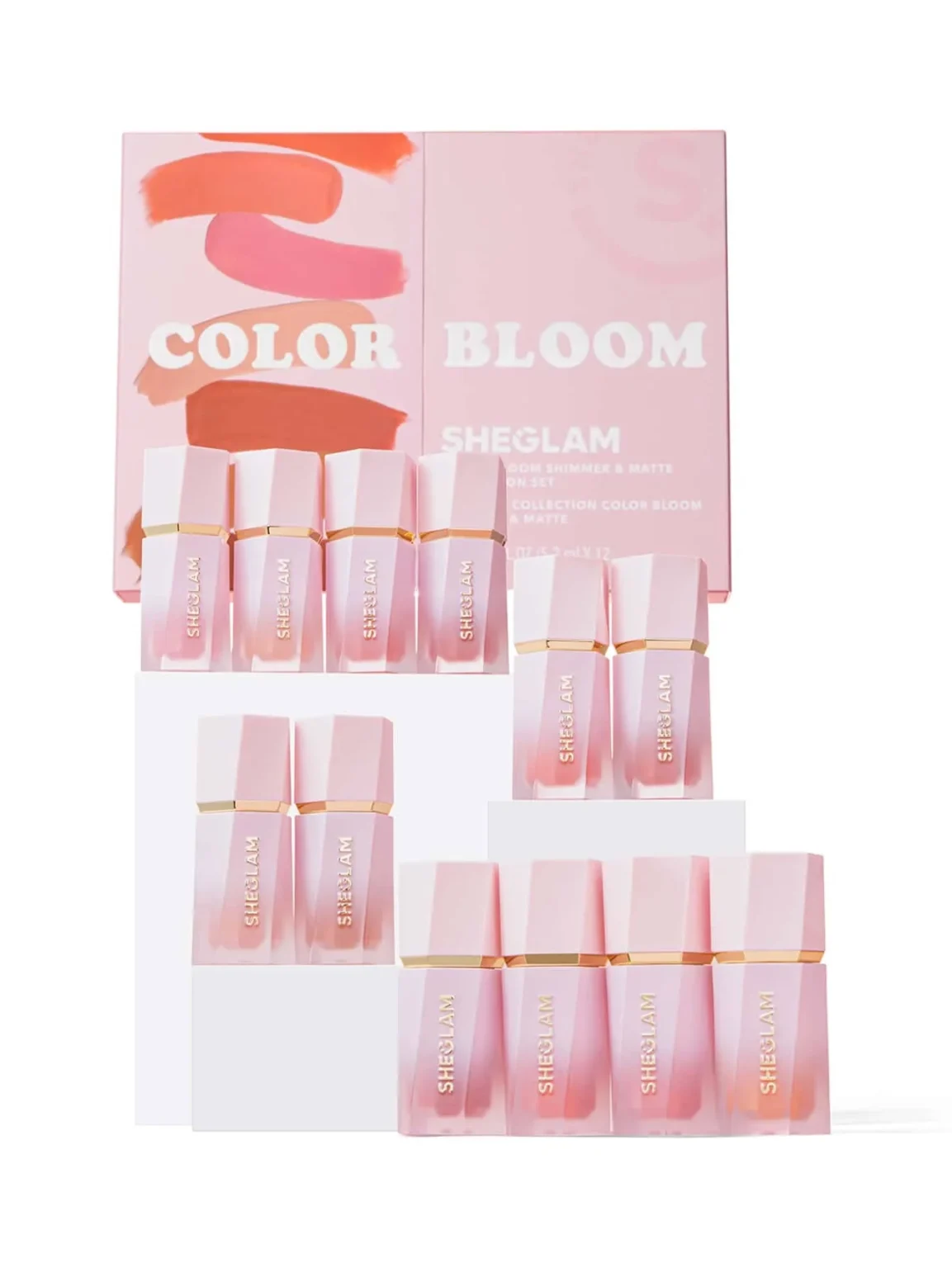 ست رژگونه مایع شیگلم مدل SHIMMER & MATTE