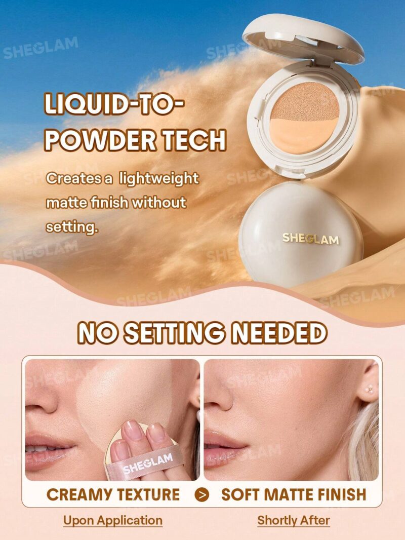 کوشن شیگلم مدل Lock & Go Long-Lasting رنگ Warm Vanilla - تصویر 3