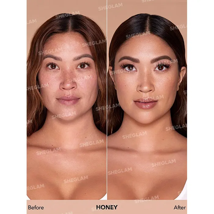 کرم پودر آبرسان شیگلم رنگ Honey - تصویر 2