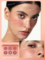 رژگونه ۶ رنگ Floral Flush Blush شیگلم - تصویر 5