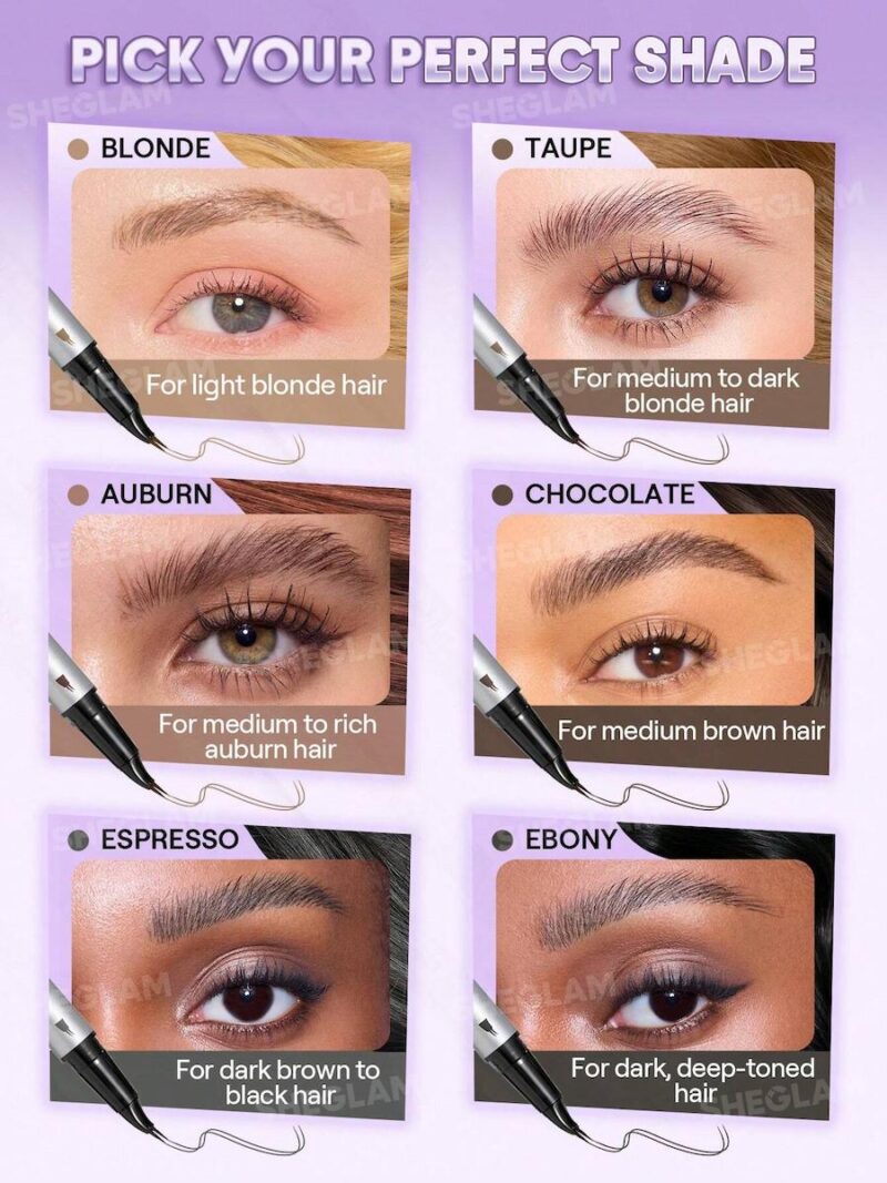هاشور و لمینت دوسر ابرو شیگلم رنگ Chocolate sheglam - تصویر 3