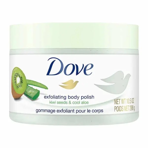 عکس-محصولات-54 اسکراب پوست لایه بردار داو Dove مدل Kiwi Seeds And Cool Aloe - تصویر 1