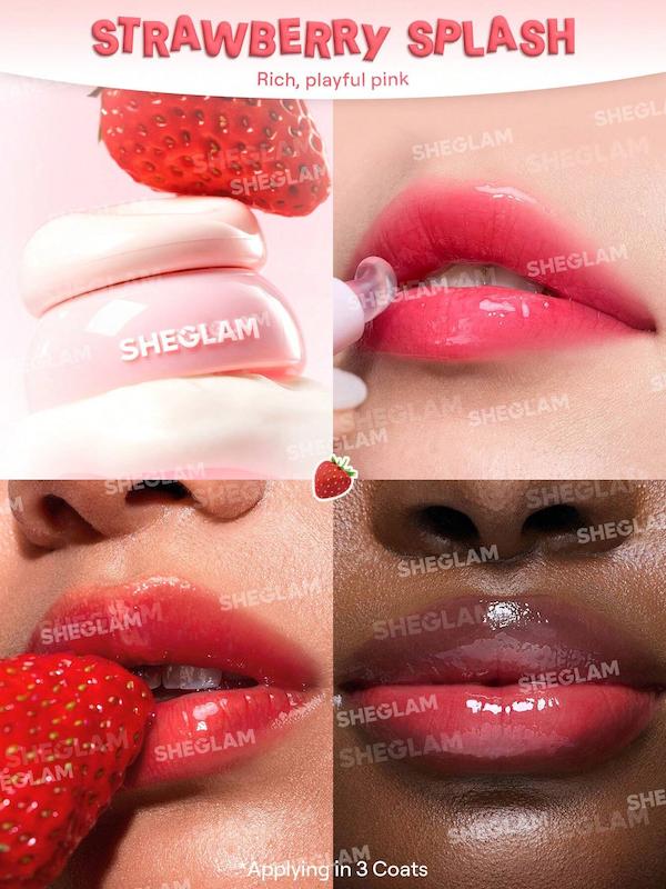 بالم لب کاسه ای شیگلم مدل Strawberry Splash - تصویر 2