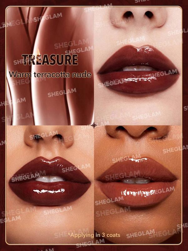 لیپ گلاس امبررز treasure شیگلم - تصویر 3