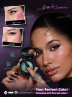 رژگونه شیگلم با قابلیت تغییر رنگ مدل زن گربه ای CATWOMAN - تصویر 4