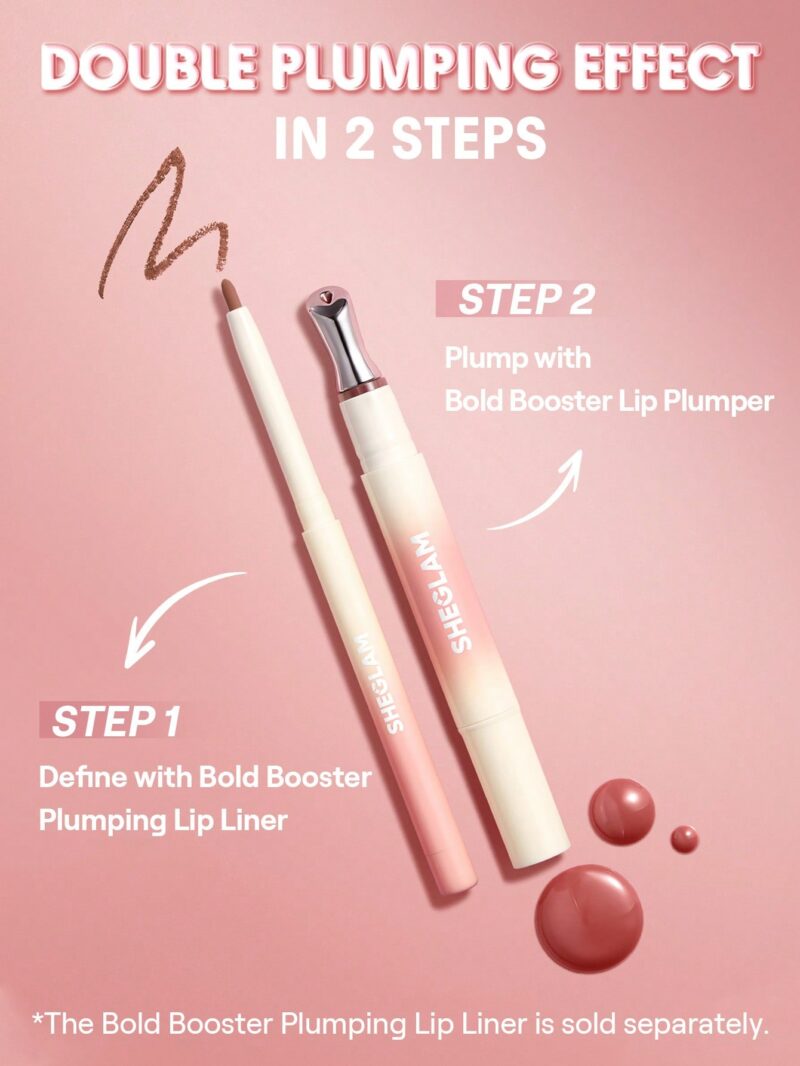 لیپ پلامپر حجم دهنده لب شیگلم مدل Bold Booster رنگ STRAWBERRY FIELDS - تصویر 6