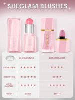 رژگونه استیکی شیگلم مدل کره ای رنگ Hush Hush - تصویر 5