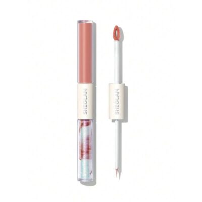 سایه مایع دوطرفه شیگلم مدل Silk & Sparkle رنگ Rose