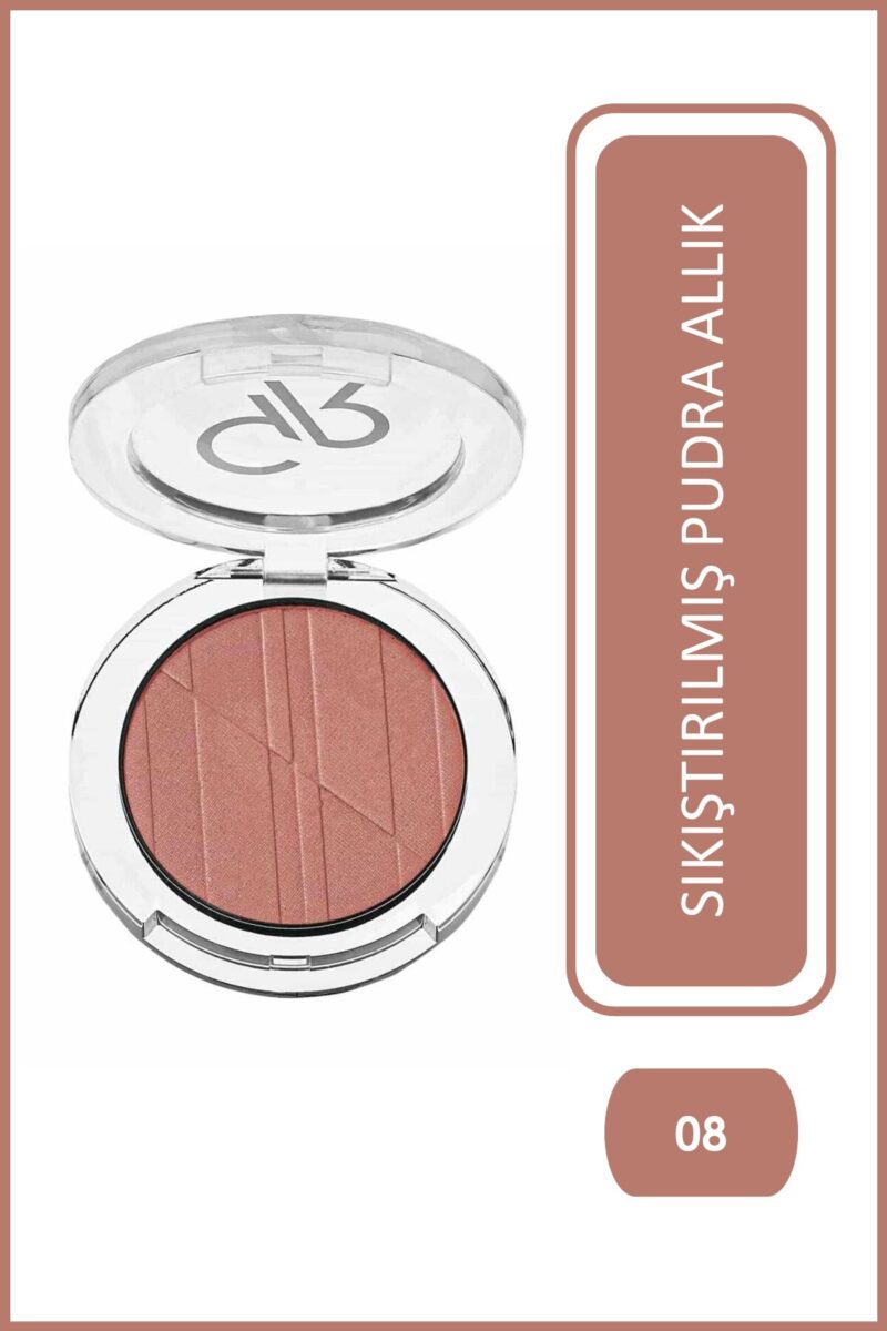 رژ گونه پودری گلدن رز مدل Powder Blush Soft And Silki رنگ Peach Glaze شماره 10 - تصویر 2