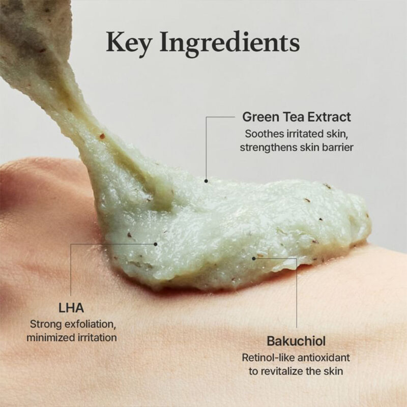 شوینده عمیق منافذ چای سبز آرنسیا Green tea + LHA deep pore rice cake cleanser (Arencia) - تصویر 5