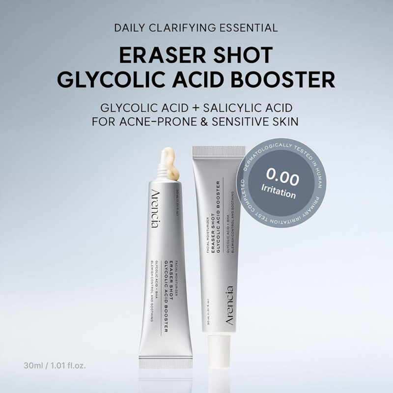 بوستر شات لایه بردار گلایکولیک اسید آرنسیا Eraser shot glycolic acid booster (Arencia) - تصویر 2