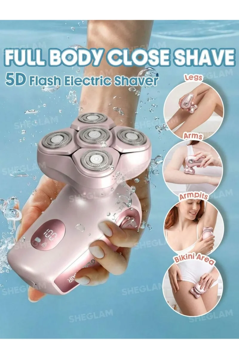 ماشین اصلاح 5 تیغه شیگلم Smooth Moves 5D Flash - تصویر 2