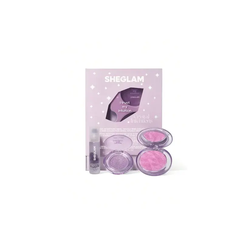 sheglam-crystal-intentions-amethyst-mini-collection-set.webp ست کریستال بنفش شیگلم Amethyst Crystal Intentions