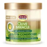 نرم‌ کننده روغن زیتون آفریکن پراید بدون آبکشی و ضد شکنندگی مو African Pride Olive Miracle Leave-In Conditioner
