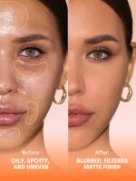 پودر فیکس شیگلم SPF دار مدل Insta Ready Sunset Blur رنگ Smooth Sand - تصویر 2