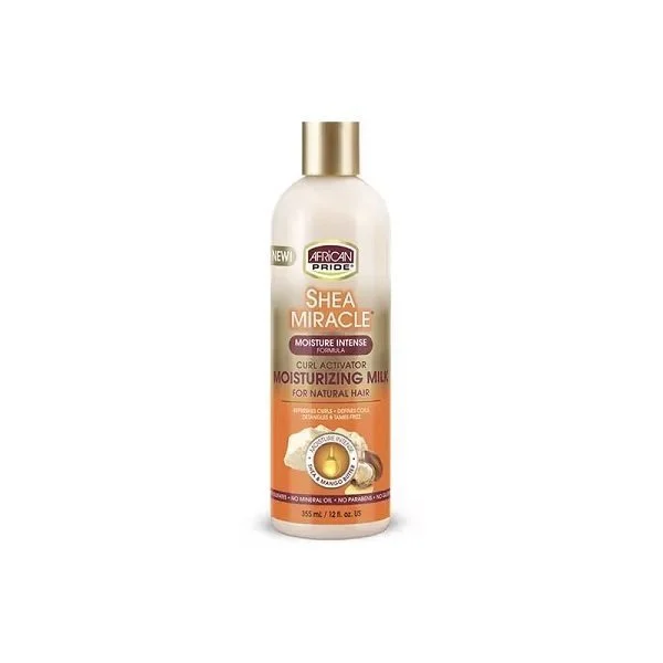 aba3ed46639693a317a833a10f8864db.webp شیر موی اکتیویتور کرلی و آبرسان آفریکن پراید شی باتر African Pride Shea Miracle Curl Activator Moisturizing Milk - تصویر 1