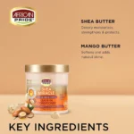 نرم‌کننده بدون آبکشی و ضدشکنندگی آفریکن پراید African Pride Shea Miracle Leave-In Conditioner - تصویر 3